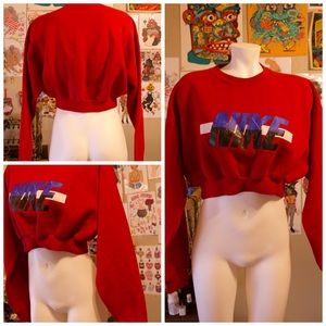 NIKE REWORK 90s CROP SWEATER